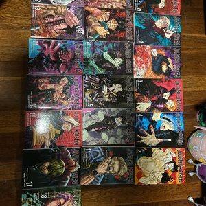 Jujutsu Kaisen Manga Volumes 0 - 18 ( total of 19 volumes )